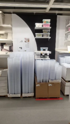 Photo of the 'break' — the colour-coded, single-product spotlight section